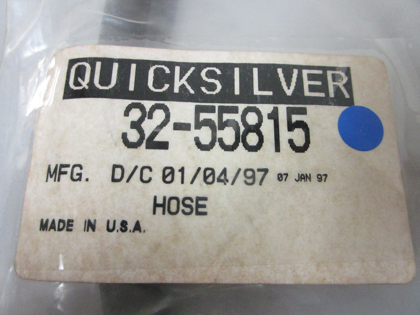 *NEW OEM* 0720 Mercury Quicksilver Hose Assembly 32-55815