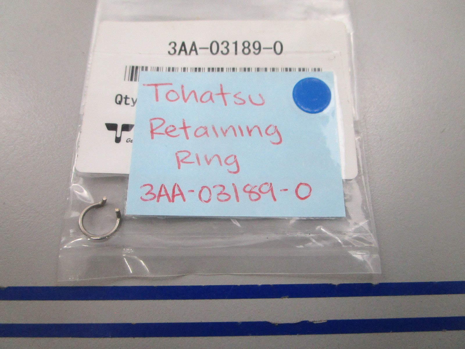 NEW OEM 3AA-03189-0 3AA031890 Tohatsu Retaining Ring 0810