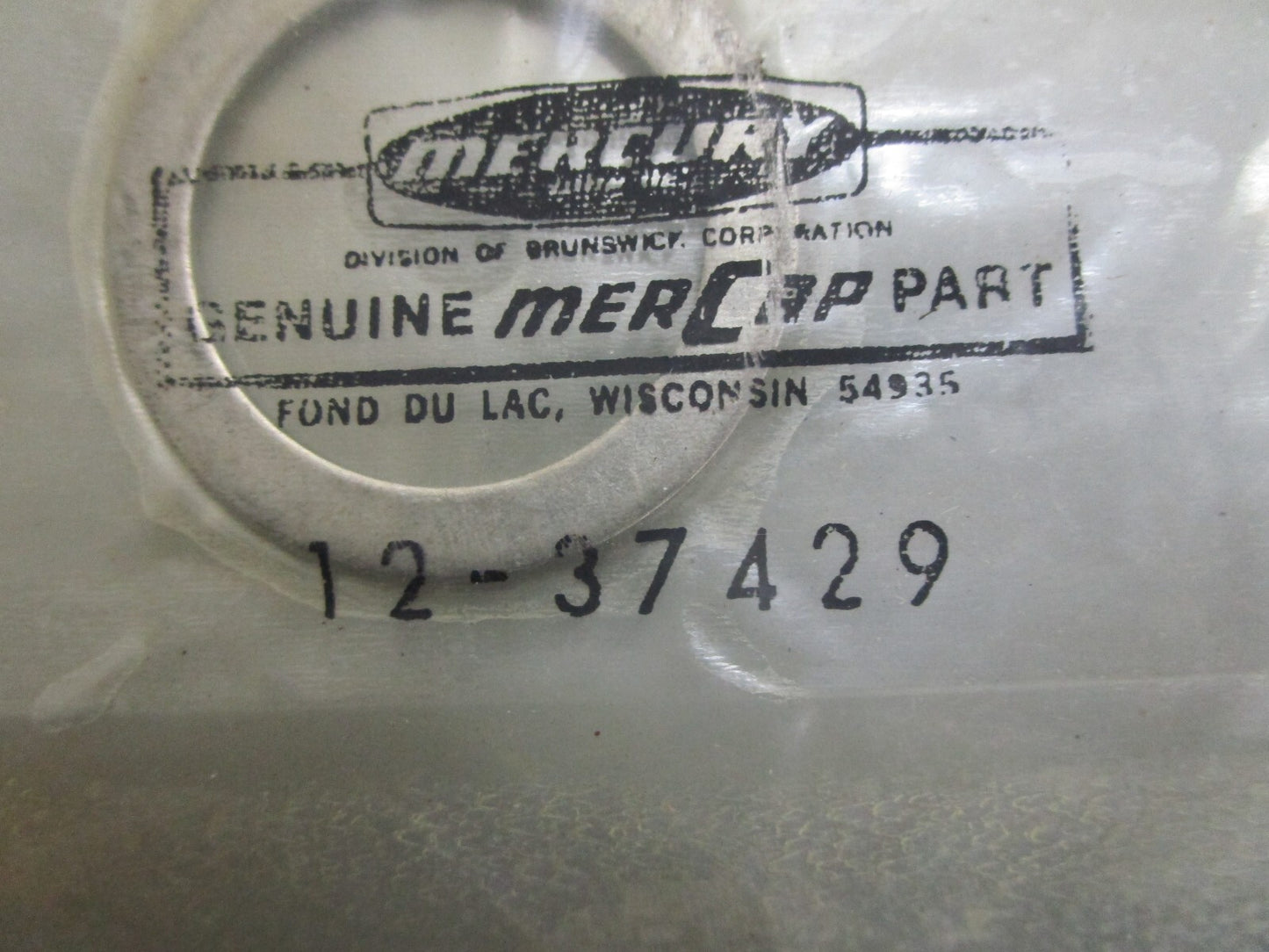 *NEW OEM* (LOT OF 4) 0820 Mercury Quicksilver Washer 12-37429