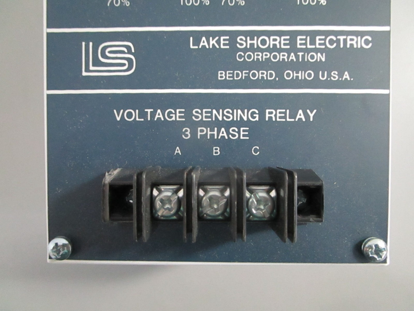 NEW OEM 70LSEUV9926220 Lake Shore 490V 3-Phase Voltage Sensing Relay 0820