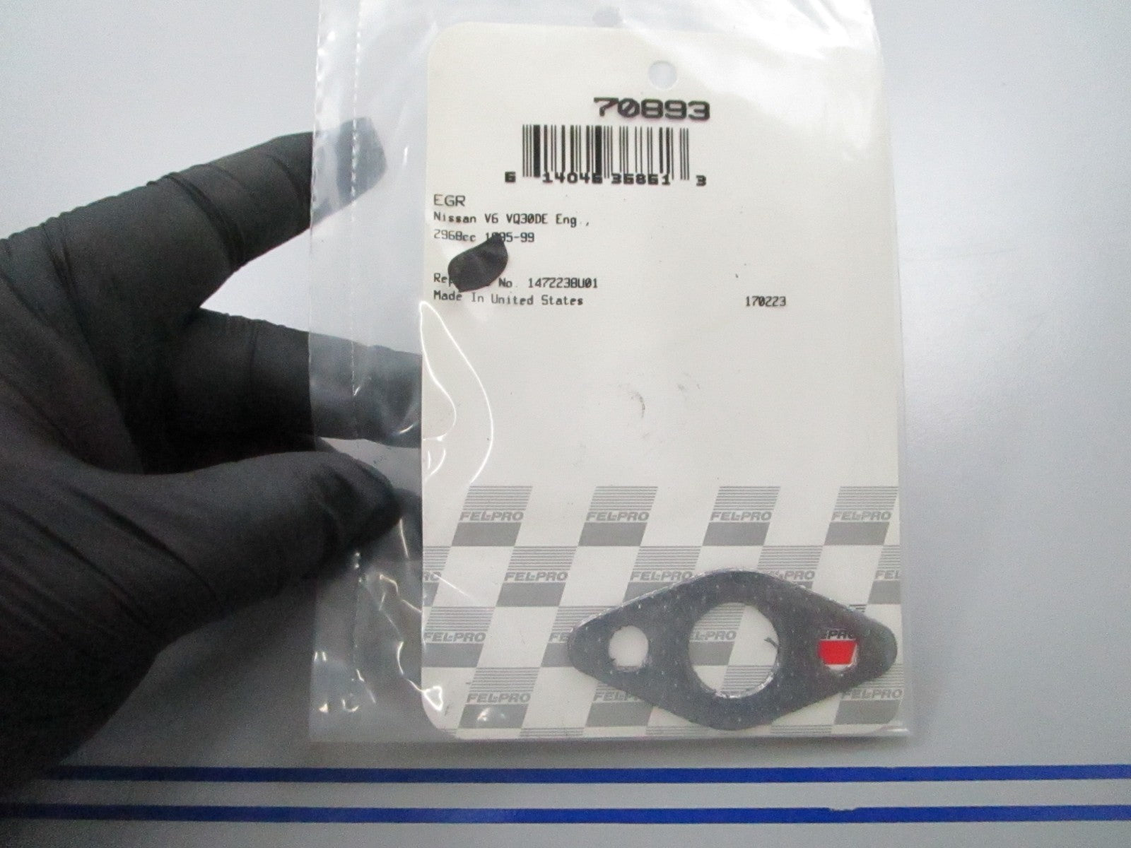 *NEW* 0810 Fel-Pro EGR Gasket 70893