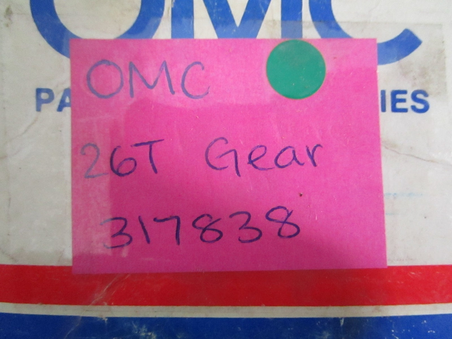 NEW OEM 317838 0317838 OMC Johnson Evinrude 26T Gear 0820