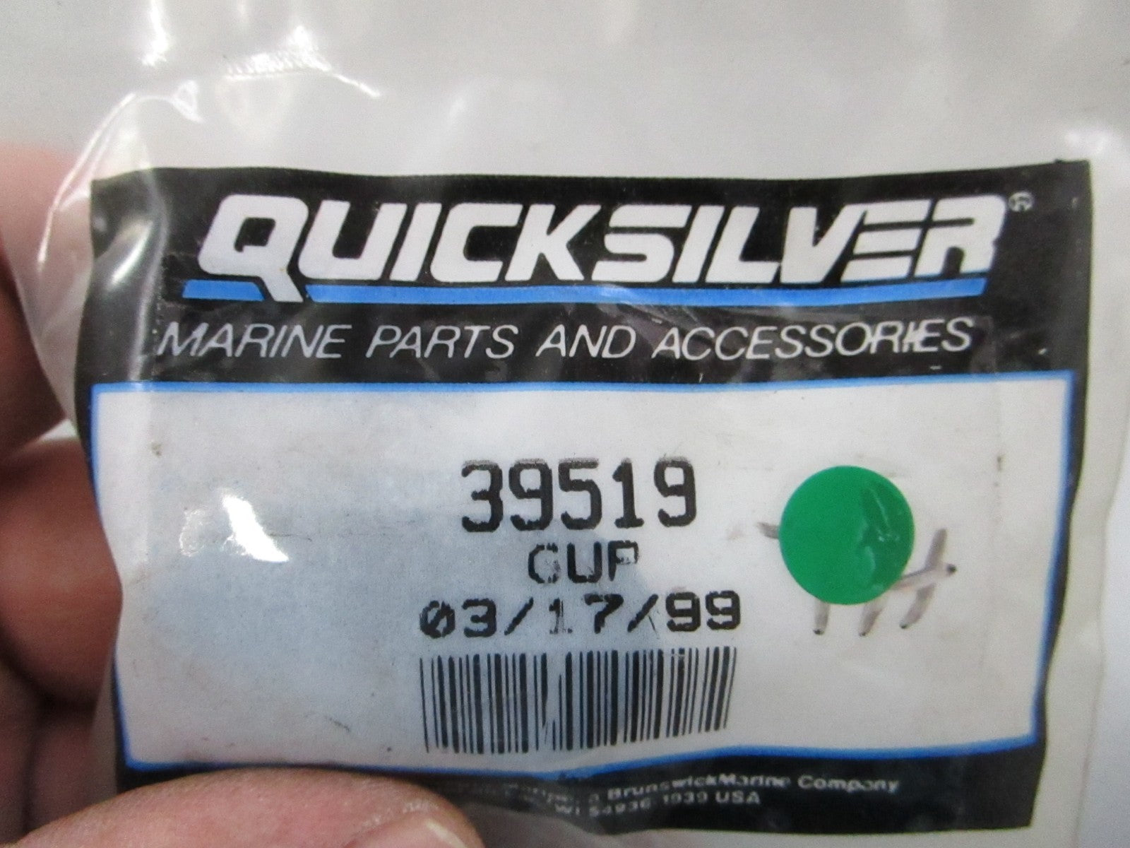 NEW OEM 39519 Mercury Quicksilver Cup 0810