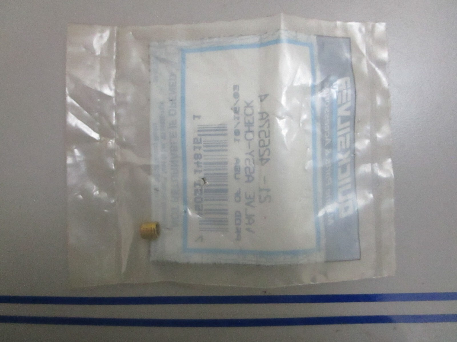 *NEW OEM* 0810 Mercury Quicksilver Check Valve Assembly 21-42657A4