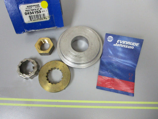 *NEW OEM* 0810 OMC Johnson Evinrude Prop Parts & Kit Assembly 434153 0434153