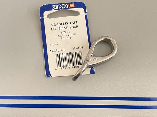 *NEW* 0810 Sea-Dog Stainless Steel Eye Boat Snap 146120-1