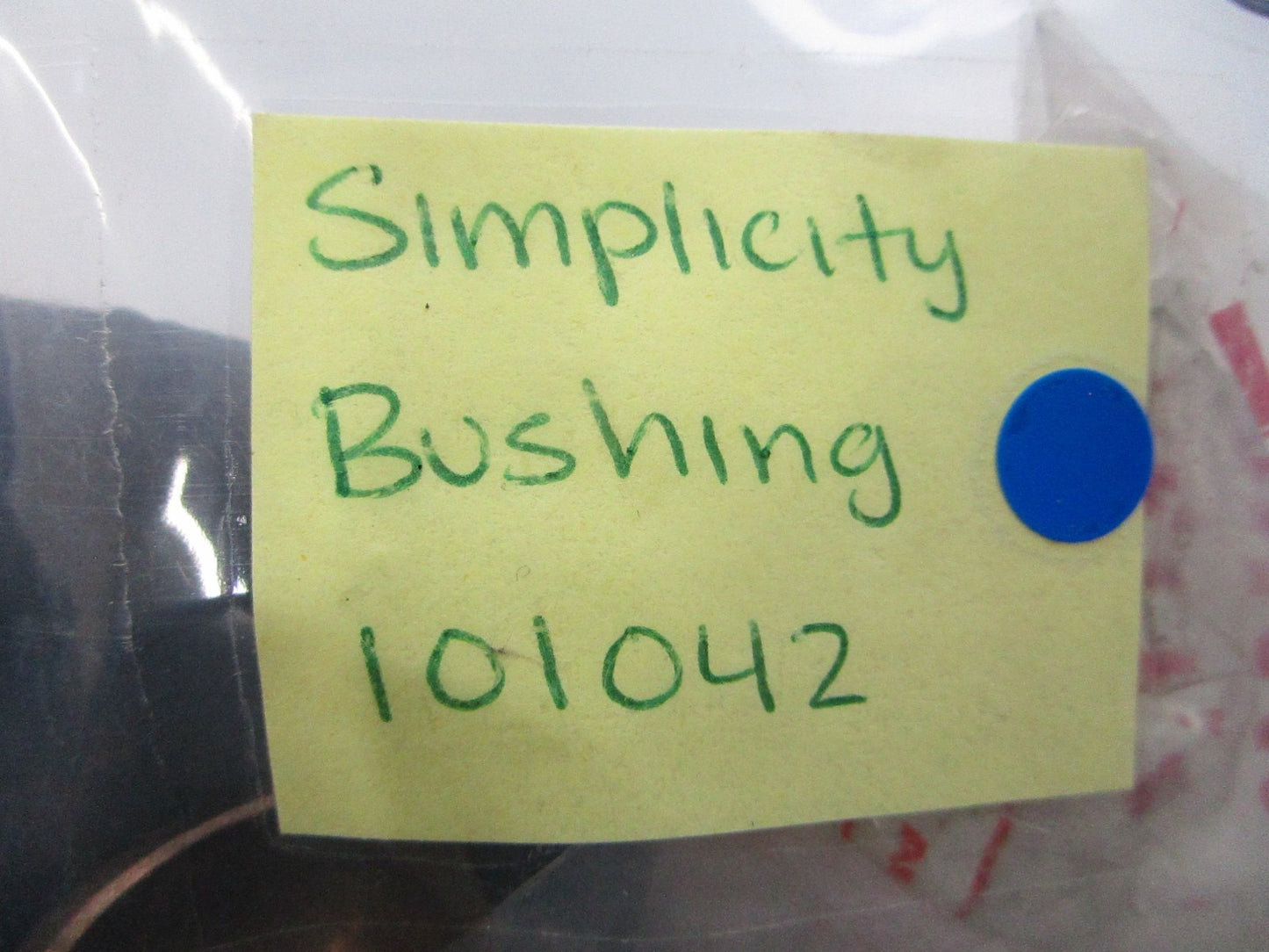 *NEW OEM* 0810 Simplicity Bushing 101042