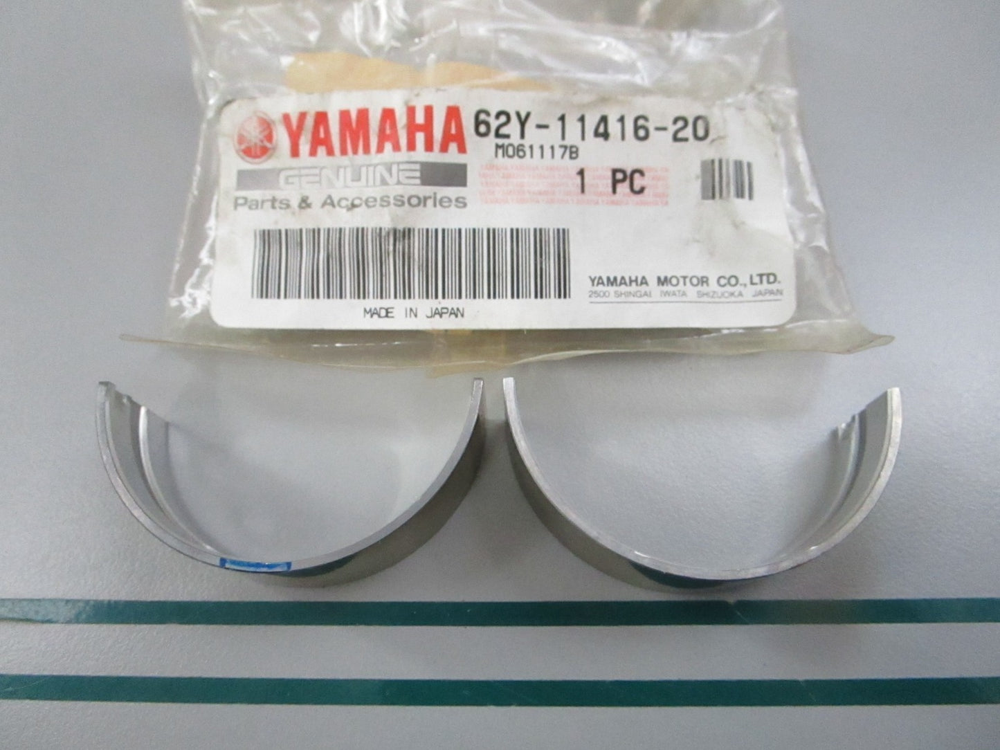 NEW OEM (LOT OF 2) 62Y-11416-20-00 Yamaha Crankshaft Bearing 0810