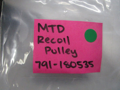 NEW OEM 791-180535 MTD Recoil Pulley 0810