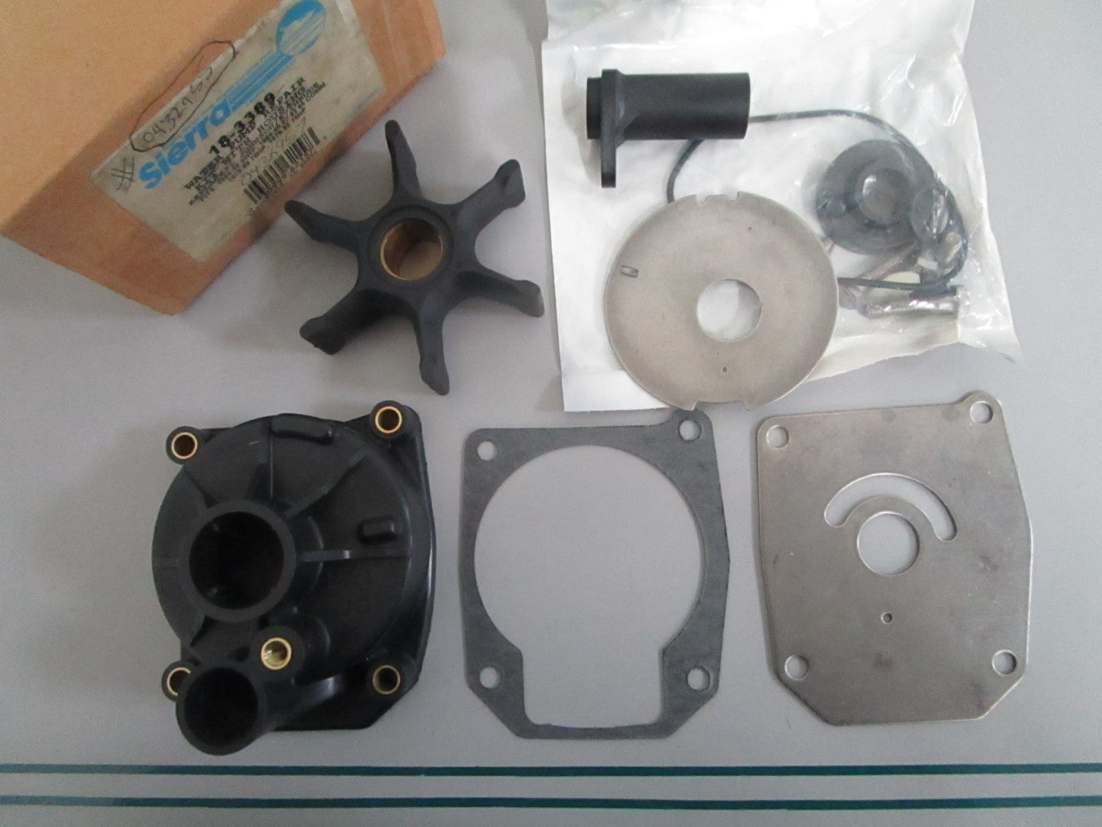 NEW 18-3389 Sierra Water Pump Repair Kit Rep: 432955 436957 438591 OMC 0820