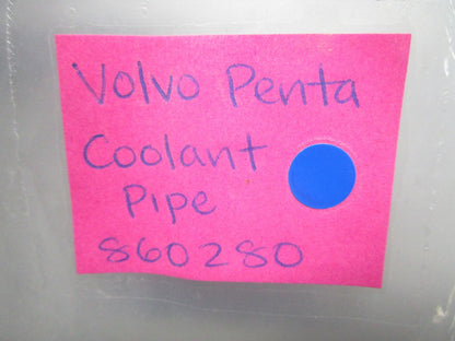 *NEW OEM* 0820 Volvo Penta Coolant Pipe 860280