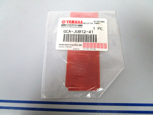 NEW OEM GCA-JU012-41-00 Yamaha Amber Reflector 0810