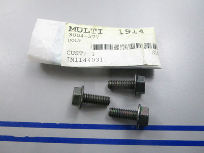 NEW OEM (LOT OF 3) 3004-377 Arctic Cat Bolt 0810