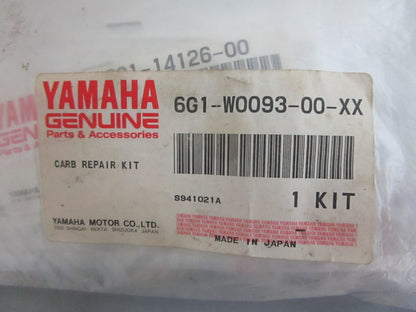 *NEW OEM* 0820 Yamaha Carburetor Repair Kit 6G1-W0093-00-XX
