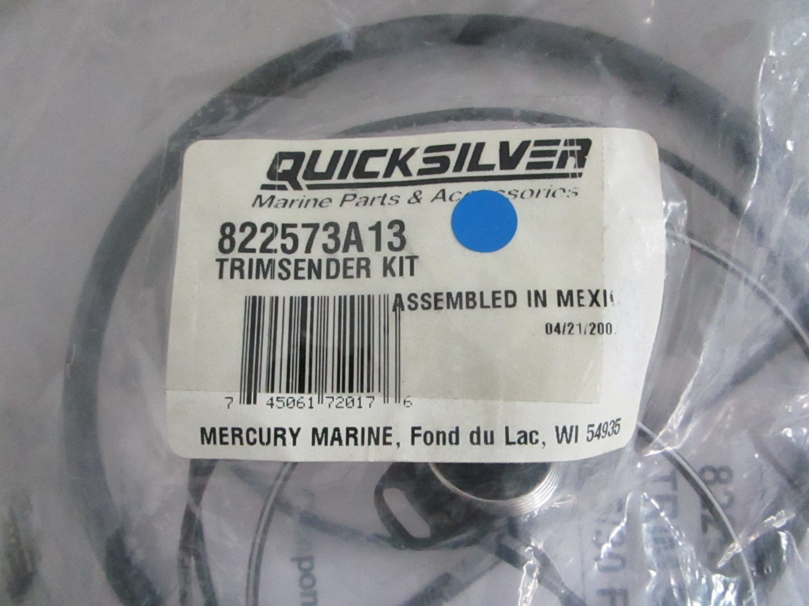 *NEW OEM* 0820 Mercury Quicksilver Trim Sender Kit 822573A13
