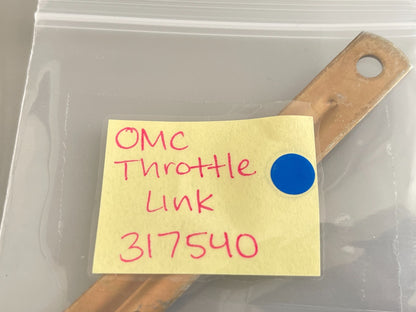 *NEW OEM* 0810 OMC Johnson Evinrude Throttle Link 317540 0317540