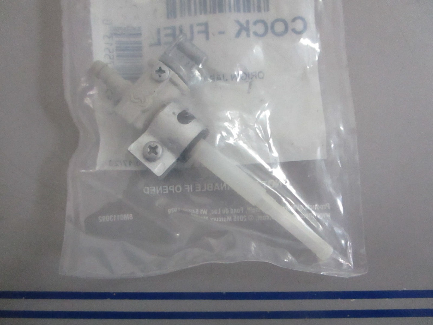 NEW OEM 22-16240 Mercury Quicksilver Fuel Cock 0820