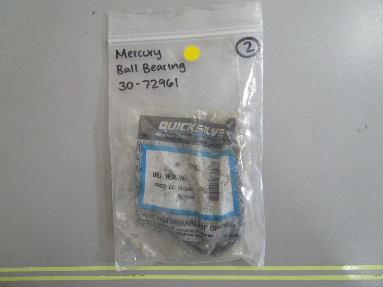 *NEW OEM* 0770 Mercury Quicksilver Ball Bearing 30-72961