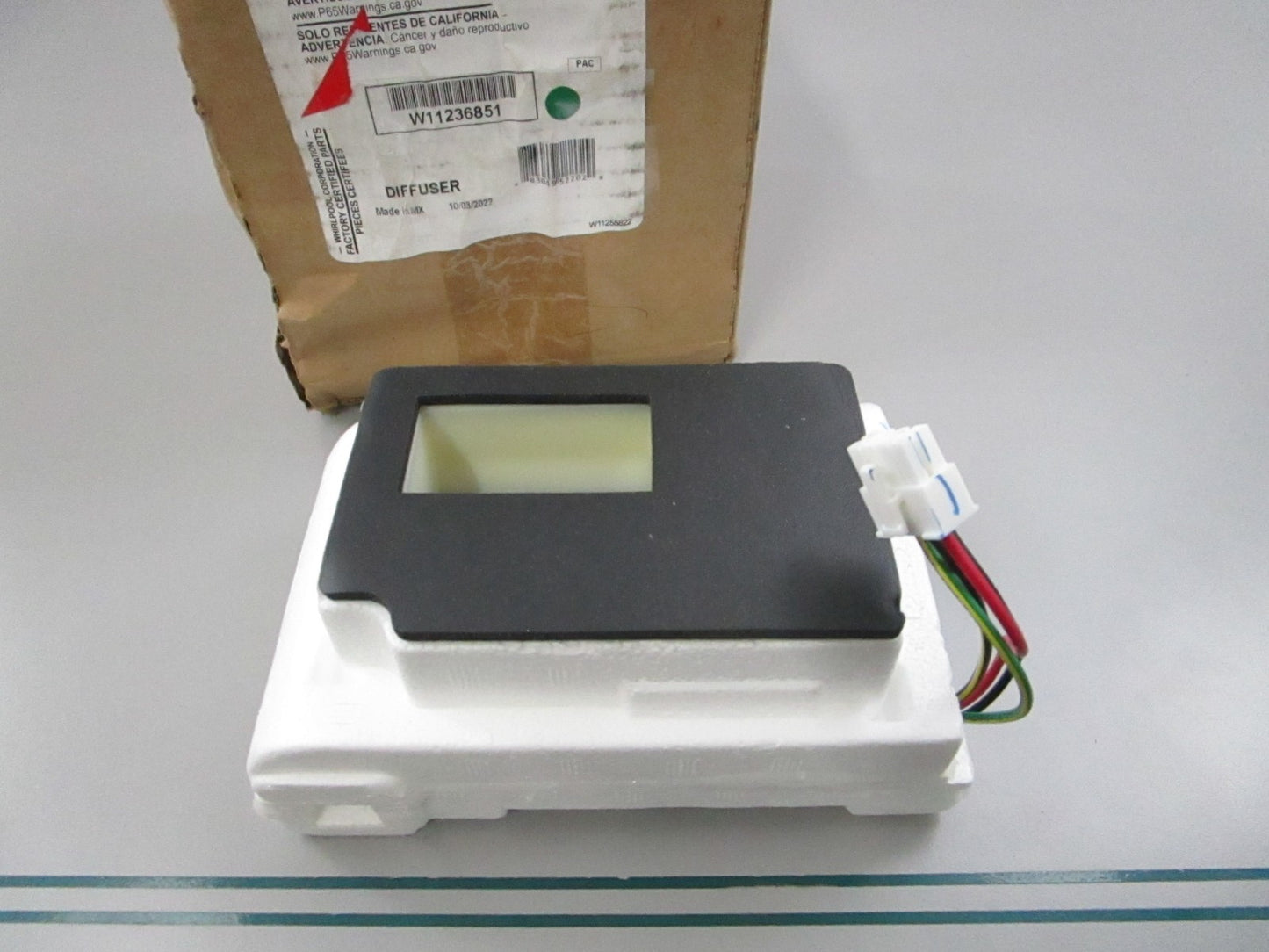 NEW OEM W11236851 Whirlpool Diffuser 0810