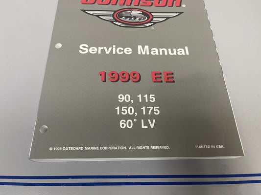 *NEW OEM* 0670 OMC Johnson Evinrude EE 90-175 HP Service Manual 787031