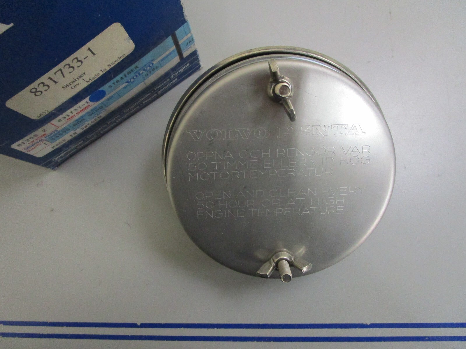 *NEW OEM* 0820 Volvo Penta Strainer 831733