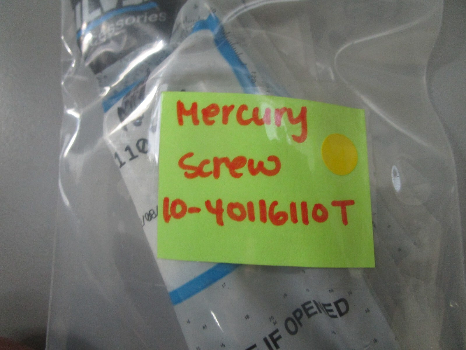 *NEW OEM* 0810 Mercury Quicksilver Screw 10-40116110T