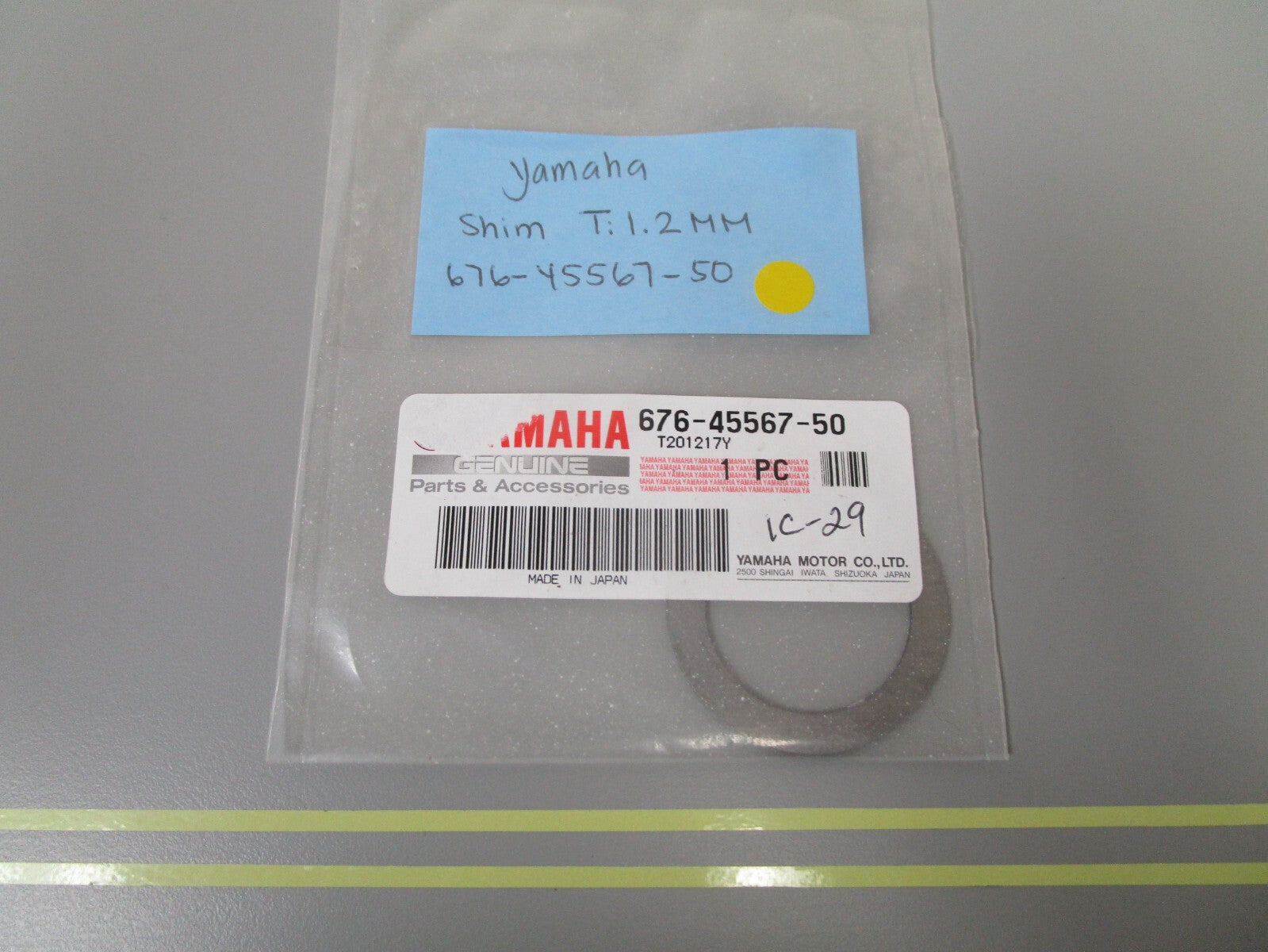 *NEW OEM* 0810 Yamaha (T:1.2MM) Shim 676-45567-50