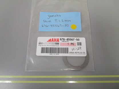 *NEW OEM* 0810 Yamaha (T:1.2MM) Shim 676-45567-50