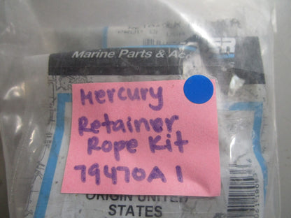 *NEW OEM* 0810 Mercury Quicksilver Retainer Rope Kit 79470A1