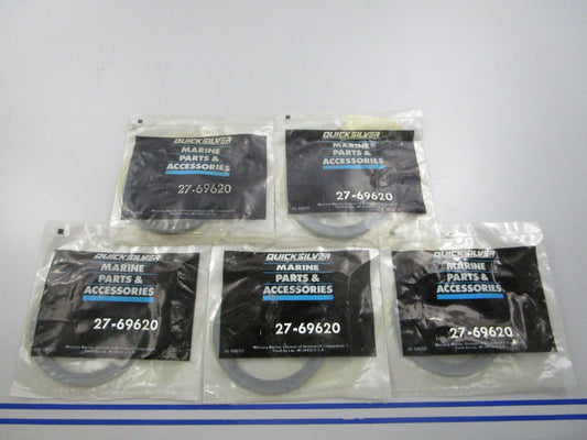 NEW OEM (LOT OF 5) 27-69620 Mercury Quicksilver Gasket 0810