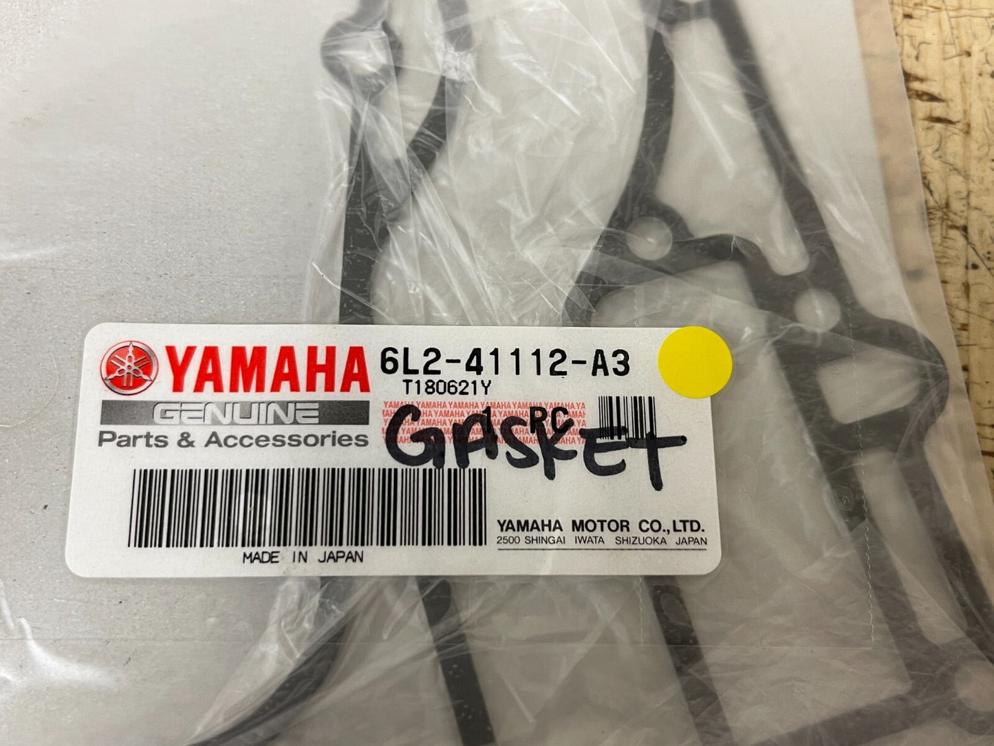 *NEW OEM* 0810 Yamaha Gasket 6L2-41112-A3