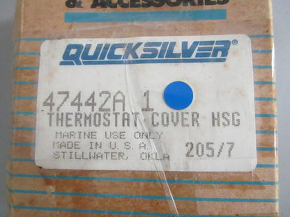 NEW OEM 47442A1 Mercury Quicksilver Thermostat Housing Cover 0820