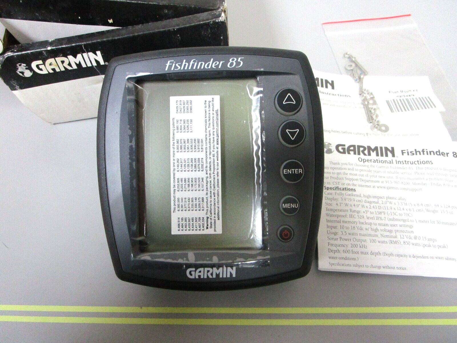 *NEW OEM* 0720 Garmin Fish Finder 85 FF85 010-00314-05 82488759