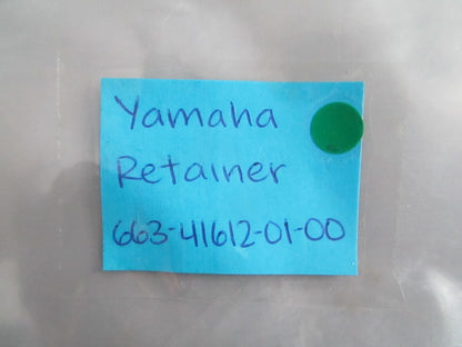 NEW OEM 663-41612-01-00 Yamaha Retainer 0820