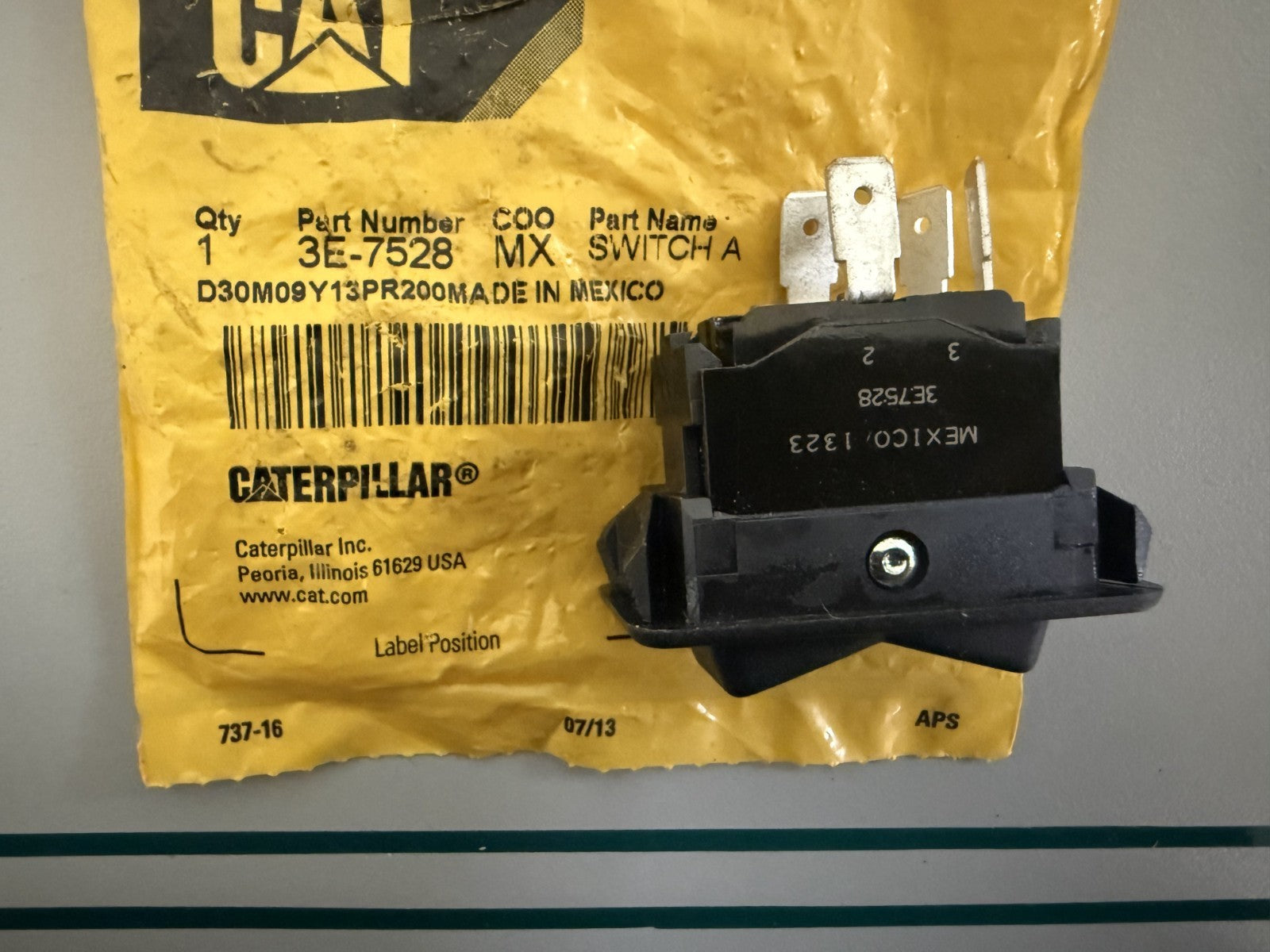 NEW OEM 3E-7528 CAT Switch 0820