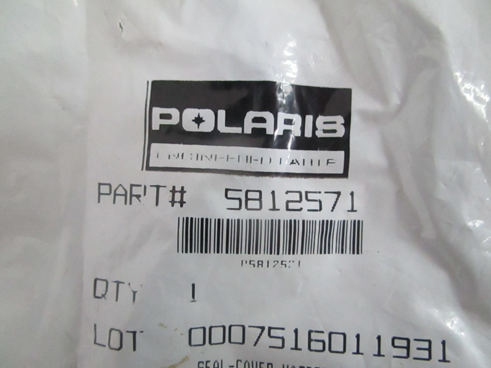 NEW OEM (LOT OF 2) 5812571 Polaris Water Pump Cover Seal 0820