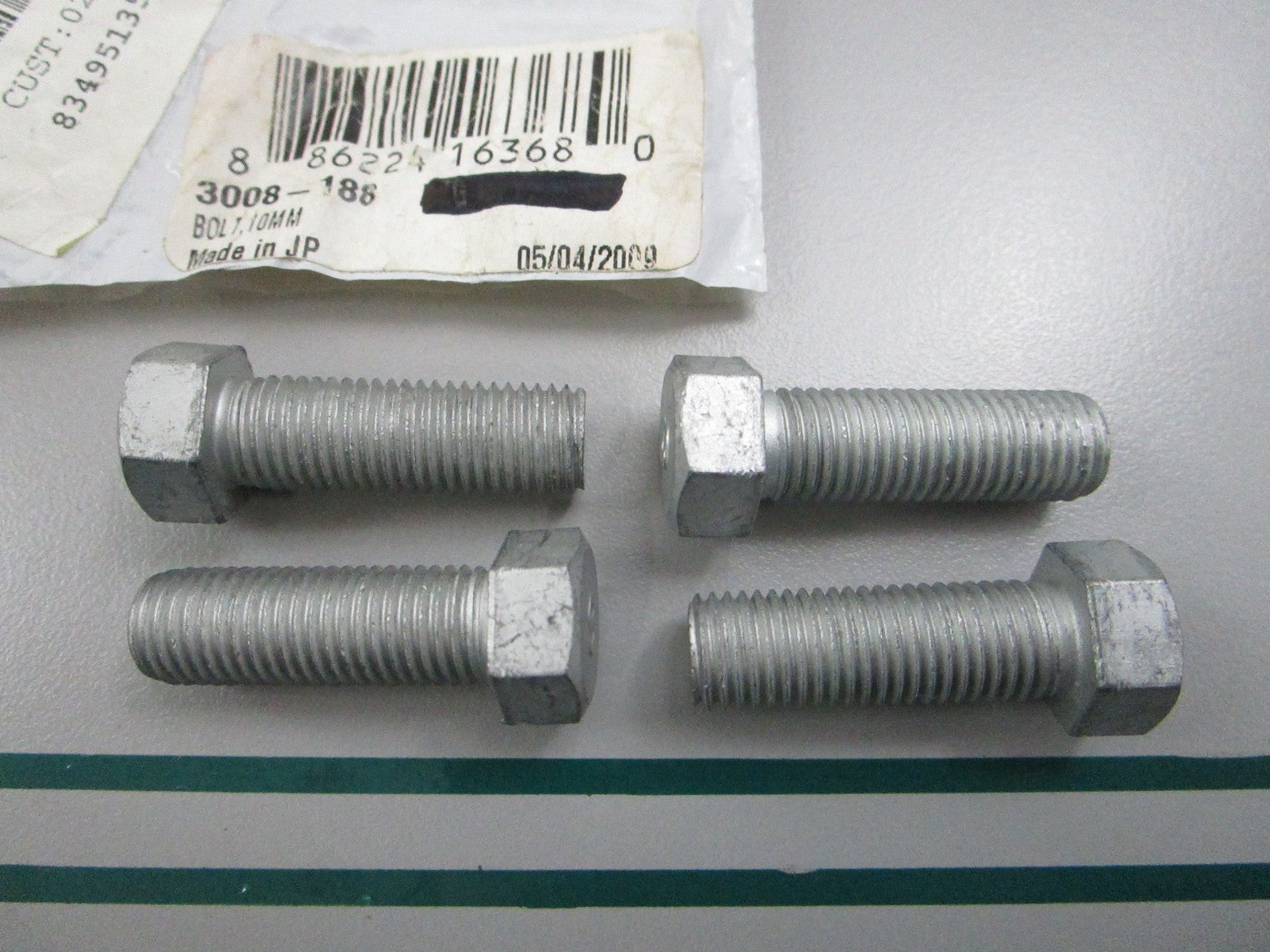 NEW OEM (LOT OF 4) 3008-188 Arctic Cat Bolt 0810