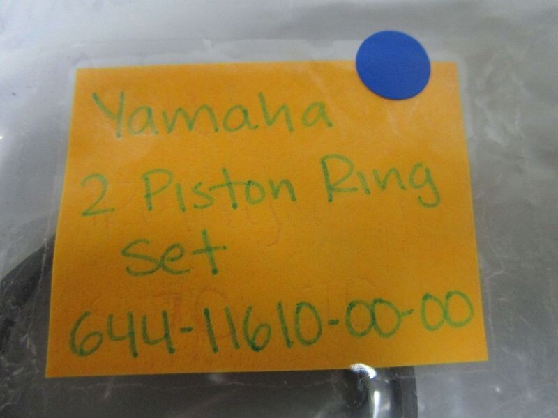 *NEW OEM* 0770 Yamaha 2 Piston Ring Set 644-11610-00-00