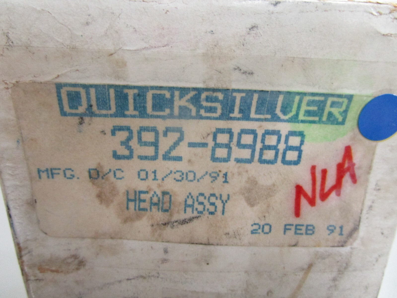 *NEW OEM* 0810 Mercury Quicksilver Head Assembly 392-8988