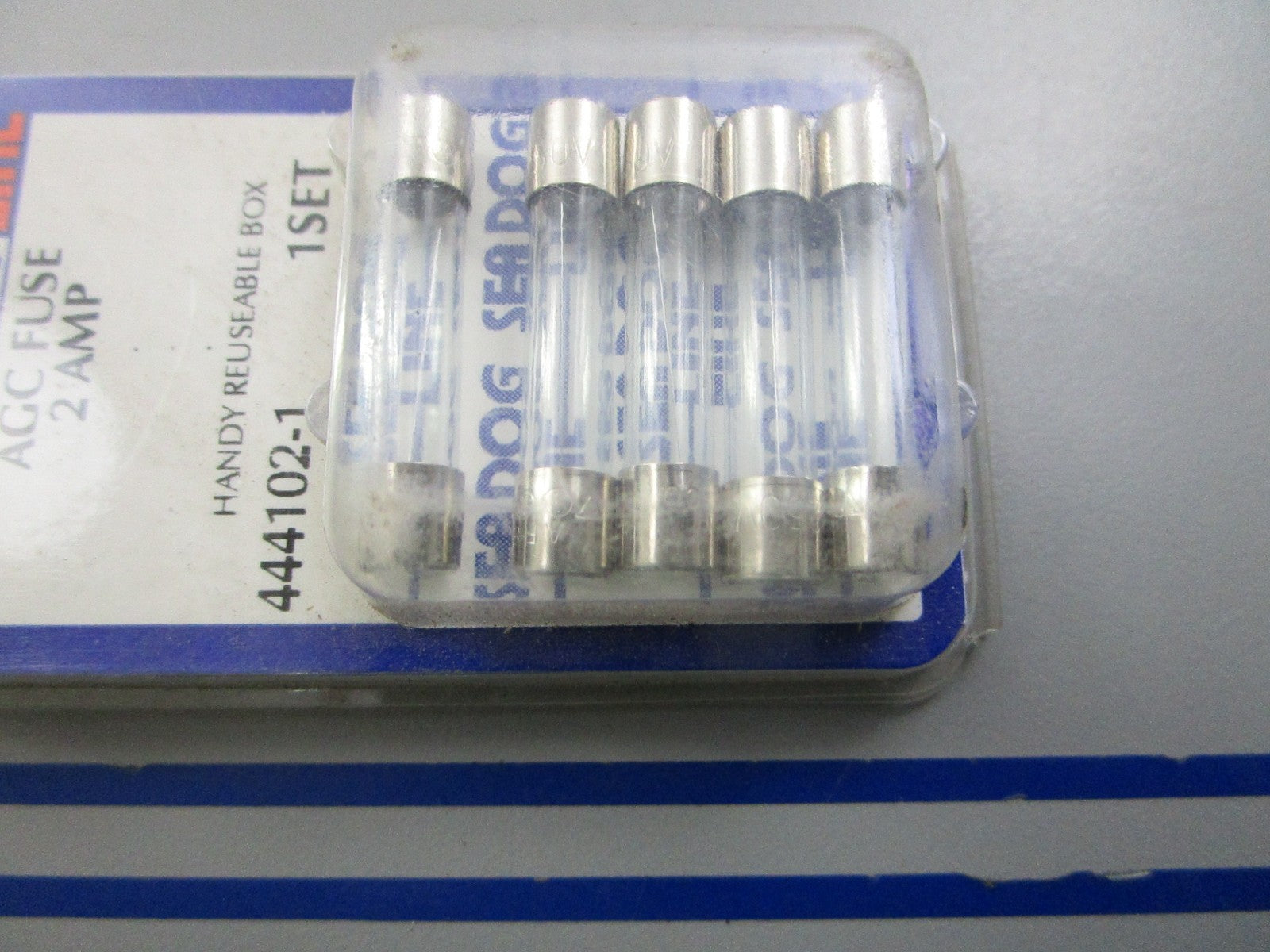 NEW (LOT OF 5) 444102-1 Sea-Dog 2 AMP AGC Fuse 0810