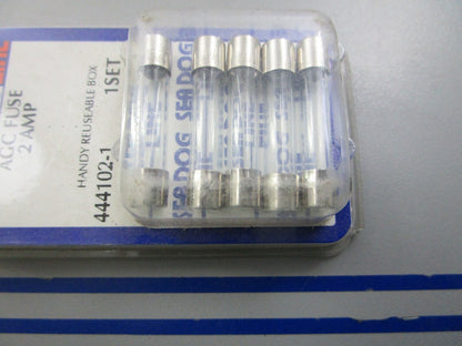 NEW (LOT OF 5) 444102-1 Sea-Dog 2 AMP AGC Fuse 0810