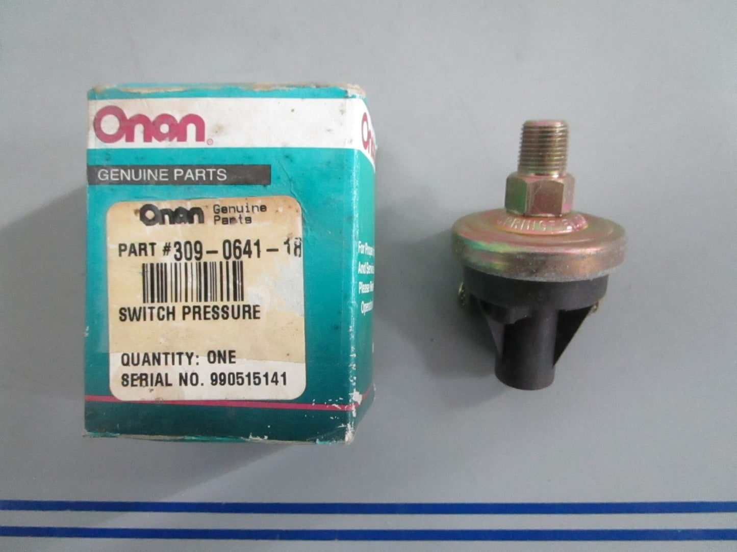 *NEW OEM* 0820 Onan Pressure Switch 309-0641-18