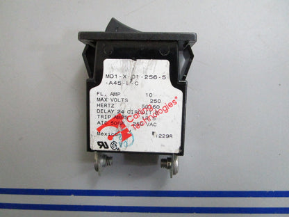 *NEW* 0820 Carling Industries Circuit Breaker MD1-X-01-256-5-A45-B-C