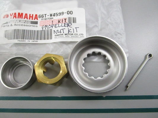 NEW OEM 66T-W4599-00-00 Yamaha Propeller Nut Kit 0810