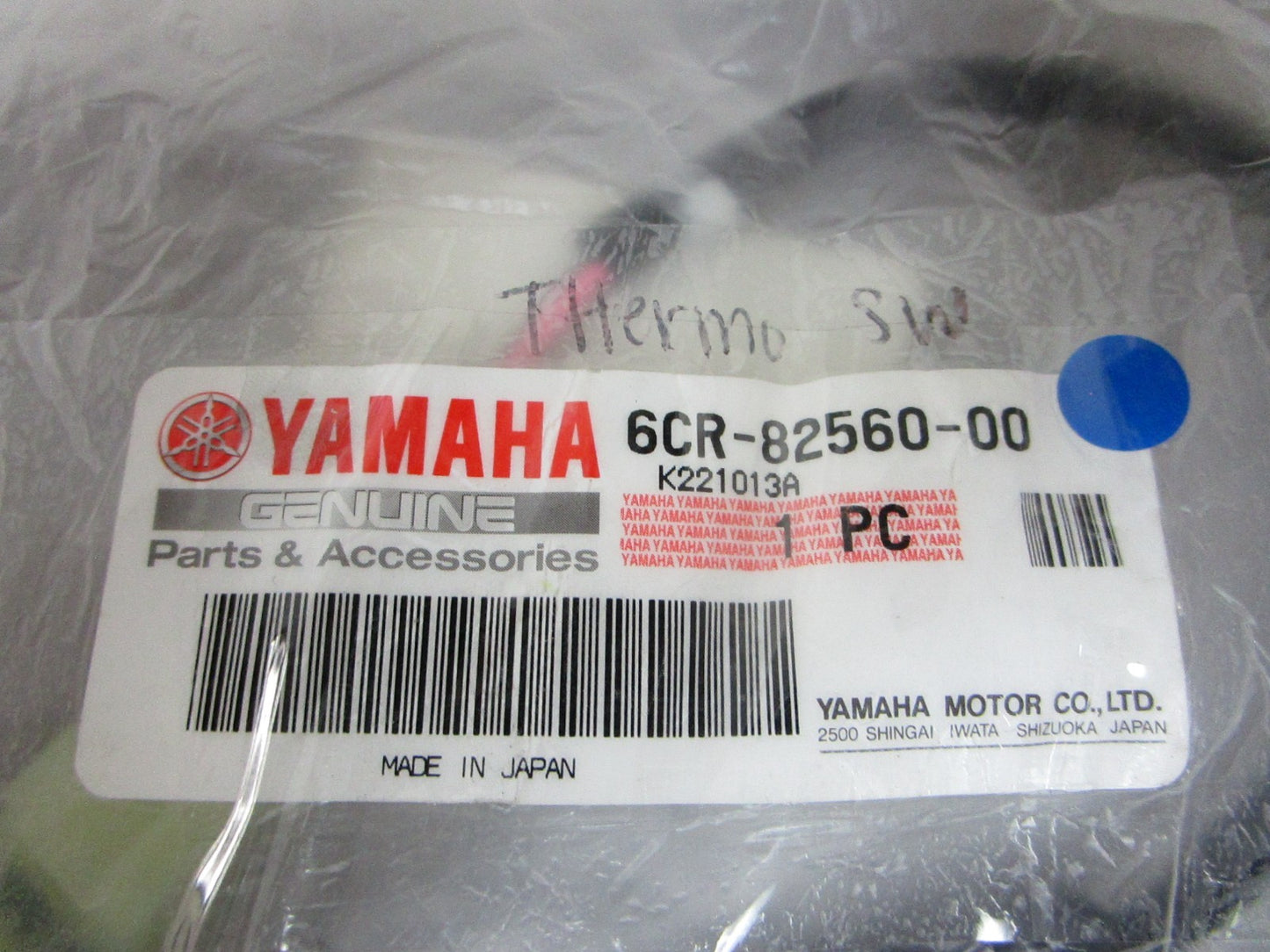 NEW OEM 6CR-82560-00-00 Yamaha Thermo Switch 0720