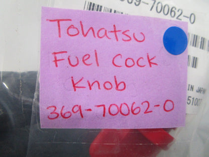 NEW OEM 369-70062-0 369700620 Tohatsu Fuel Cock Knob 0810