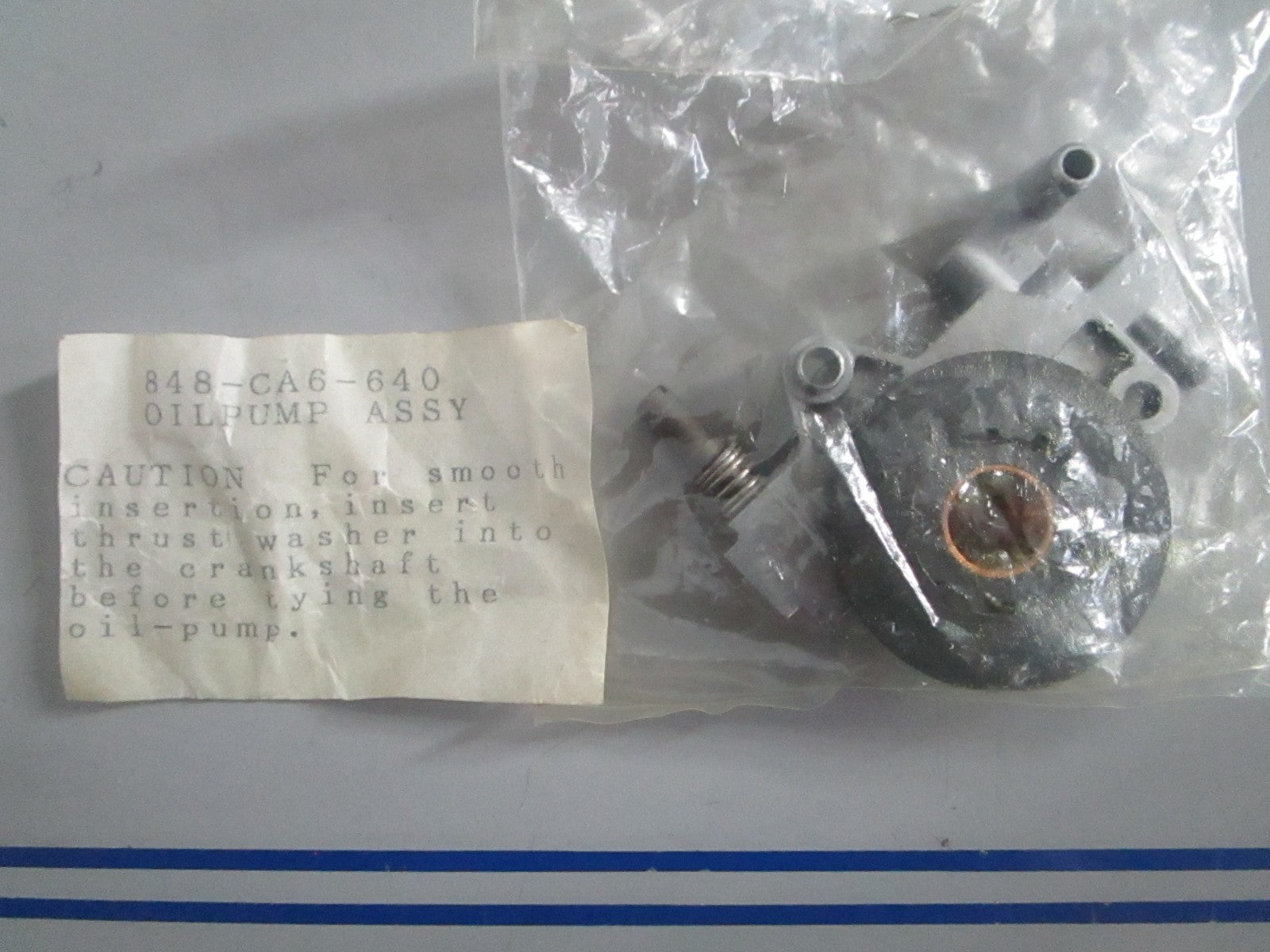 NEW OEM 7848-CA6-640 Red Max Oil Pump Assy 0820