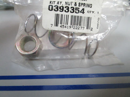 NEW OEM 393354 0393354 OMC Johnson Evinrude Nut Spring & Spacer Kit 0720
