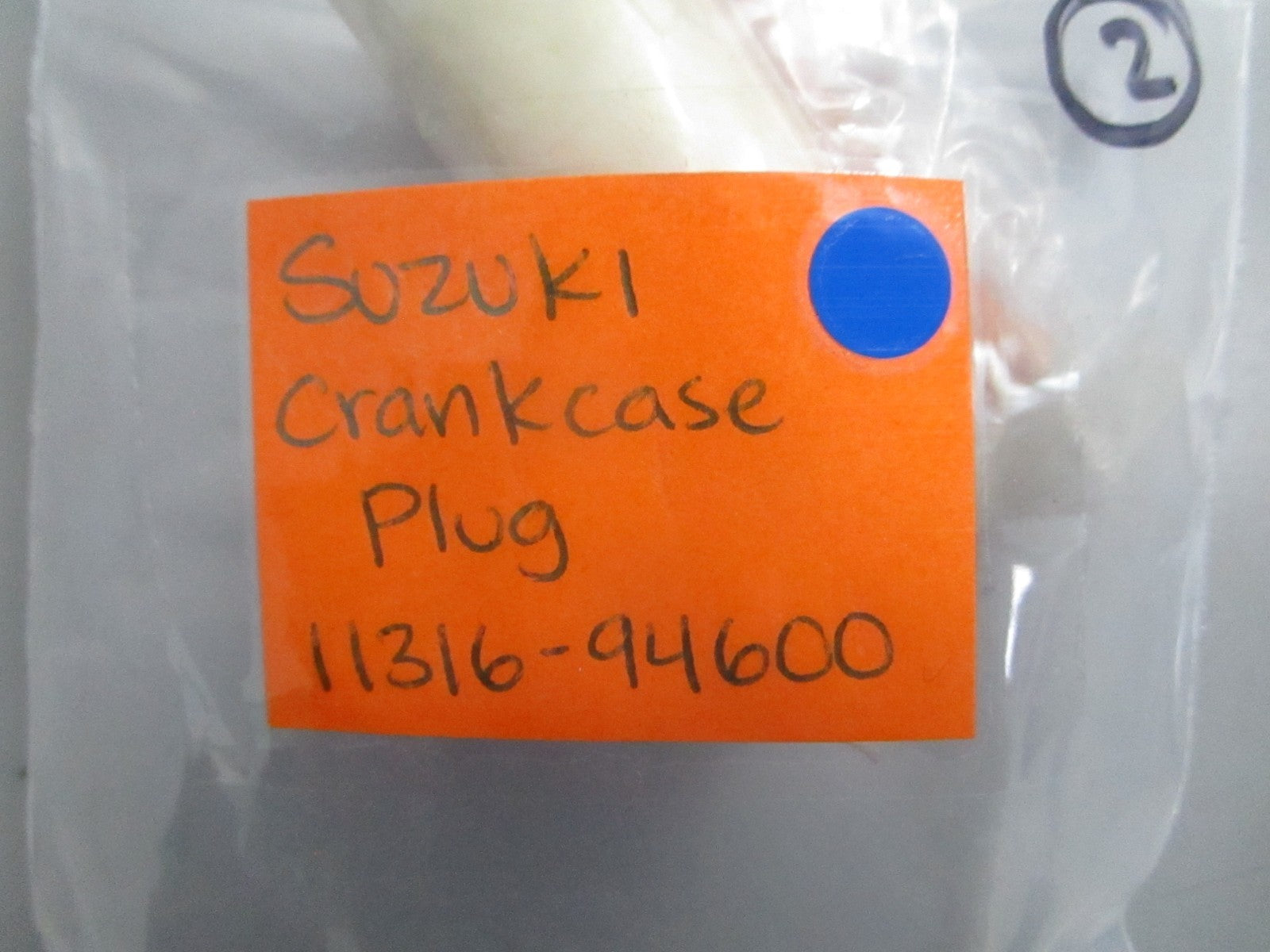 *NEW OEM* 0820 Suzuki Crankcase Plug 11316-94600