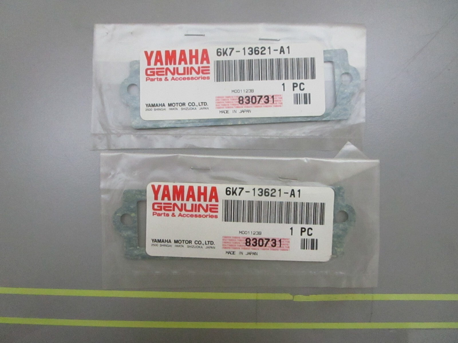 *NEW OEM* (LOT OF 2) 0810 Yamaha Valve Seat Gasket 6K7-13621-A1-00